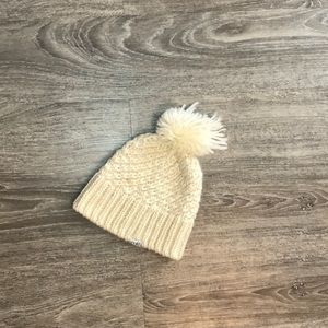 Cream Beanie